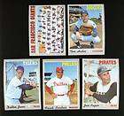 1970 TOPPS BASEBALL LOT OF 25 DIFFERENT HIGH #s NM *INV  