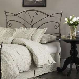  FBG Papillon Bed Duo Panel Headboard in Brushed Bronze 