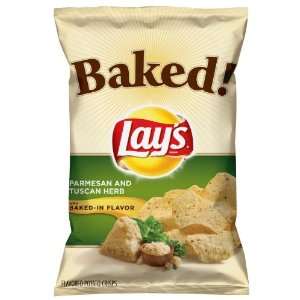  Baked! Lays Parmesan & Tuscan Herb Flavored Potato Crisps 