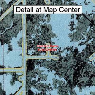  USGS Topographic Quadrangle Map   Carencro Bayou 