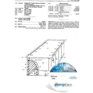  NEW Patent CD for CARGO CONTAINERS: Everything Else