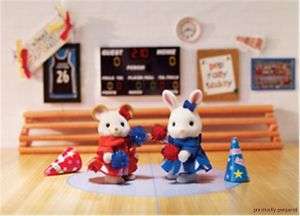 Calico Critters Molly & Stacys Cheerleading Set NEW  