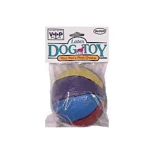  Vo Toys Latex Rainbow Basketball Dog Toy: Pet Supplies