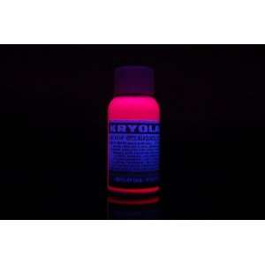   Kryolan Bright Pink UV Blacklight AquaColor Temporary Hair Dye Beauty