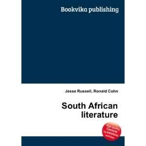  South African literature Ronald Cohn Jesse Russell Books