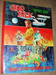 VTG 1978 GIANT Story Star Trek Coloring Book Unused!  