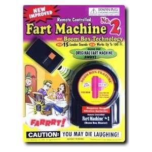  TWO PACK (2) Remote Controlled Fart Machine #2 with Boom 