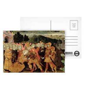  The Return of Ulysses, cassone panel, Sienese (oil on 