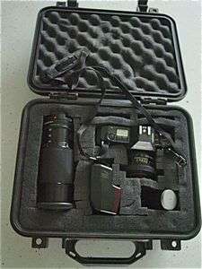 Canon T70 35mm 400 Exp Roll Canon Lens/W Speedlite 277T/W Zoom Lens w 