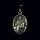St. Hugh silver metal medal rosary beads part pendant