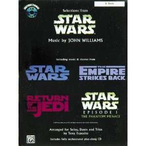  Alfred Star Wars Selections B Flat Instrument Book & CD 