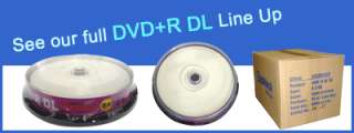 100 Dual Layer DVD+R DL 8x Blank Disc for Pioneer Drive 712724247608 