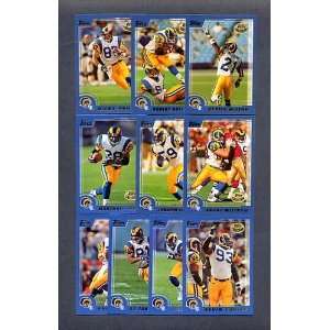 2000 Topps Collection St. Louis Rams Team Set 