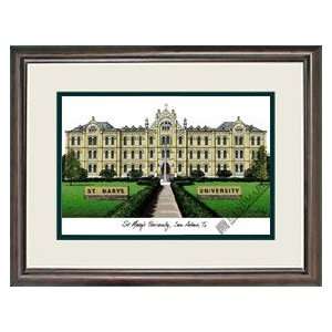  St. Marys University Alumnus Framed Lithograph