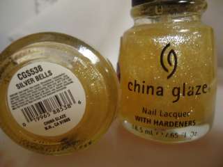 china glaze nail polish SUPERDUPER VHTF!!! SILVER BELLS cgs538  