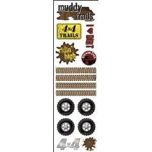  ATV Clear Sticker Sheet Muddy Trails