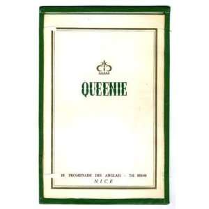  Le Queenie Menus Nice France Glaces 1970s Everything 