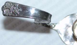 Unique Hammered Spoon WM Rogers Sons APRIL Spoon Folk Art Chamber 