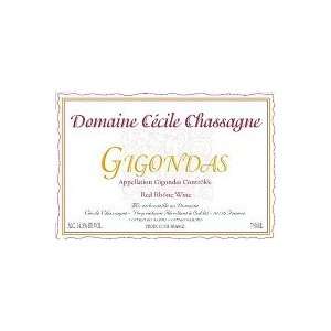  Domaine Cecile Chassagne Gigondas 2009 750ML Grocery 