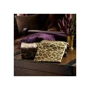  LAUREN HOME New Bohemian Leopard Sheets: Home & Kitchen