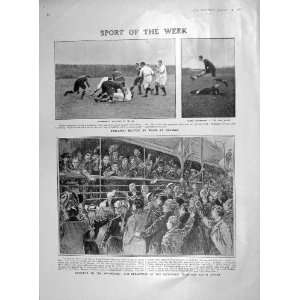  1907 ENGLAND RUGBY SPRINGBOKS AFRICA PRINCE VON BULOW 