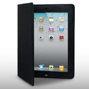  IPAD 2 BLACK TEXTURED PU LEATHER BOOK TYPE CASE BY 
