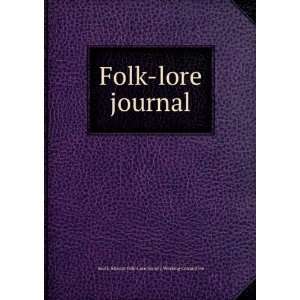  Folk lore journal South African Folk Lore Society Working 
