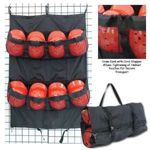  Equipment Bag   8 Helmet Fence/Carry Bag Black: Sports & Outdoors