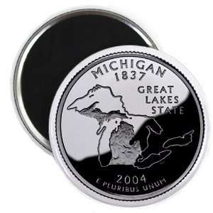  Creative Clam Michigan State Quarter Mint Image 2.25 Inch 