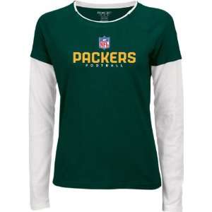  Green Bay Packers Womens Green Call Sign Too Long Sleeve 