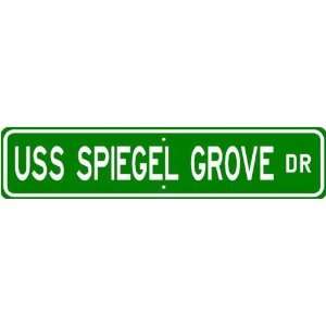  USS SPIEGEL GROVE LSD 32 Street Sign   Navy Sports 