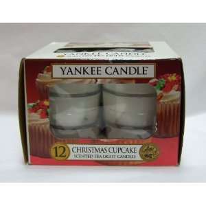  Christmas Cupcake   Yankee Candle Box of 12 Tea Lights 