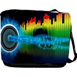  Rikki KnightTM Rainbow Speaker Waves Messenger Bag   Book 