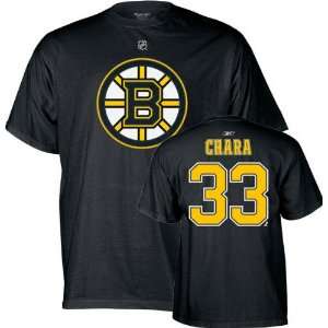 Zdeno Chara Youth Reebok Player Name and Number Boston Bruins T Shirt