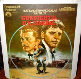 Gunfight at the O.K. Corral / CED Video Disc  