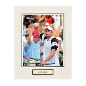  Andy Roddick Matted Photo Sports Collectibles
