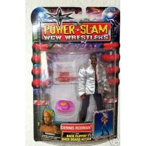  WCW Power Slam Figure   Dennis Rodman Toys & Games