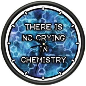  CHEMISTRY 1 Wall Clock formulas science flask teacher 