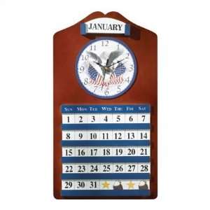  American Eagle Clock And Calendar