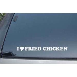  I Love Fried Chicken Vinyl Decal Stickers: Everything Else