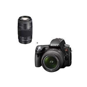   55mm DT Zoom Lens & Sony 75 300mm f/4.5 5.6 Zoom Lens