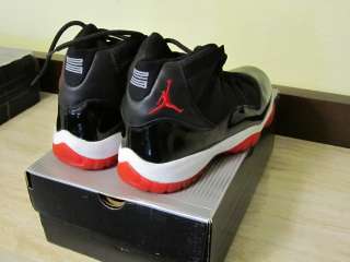 Mens Nike Air Jordan XI 11 Retro Red Black size 11   