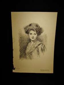 Collection of 8 GIBSON GIRLS Artists Proofs, Series A  