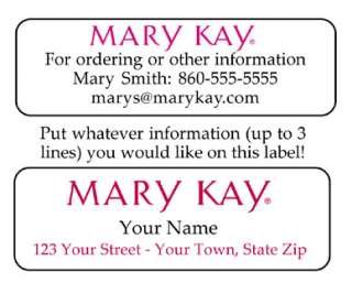 Personalized MARY KAY CONSULTANT Address/Catalog LABELS  