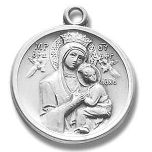   Perpetual Help Virgin Mother Christian Medal Pendant Mothers Day Gift