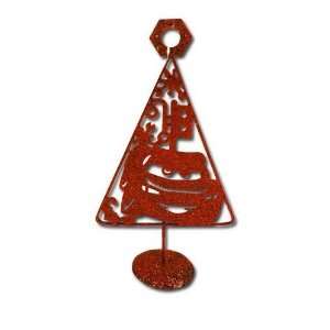   Red Cars 10 Metal Christmas Tree with Glitter