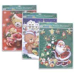  Christmas Window Decoration 14.5 Assorted Case Pack 96 