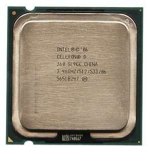   Intel Celeron D 360 3.46GHz 533MHz 512KB Socket 775 CPU Electronics