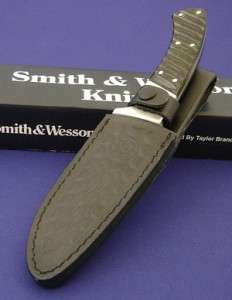 Smith And Wesson Buffalo Horn Hunter Knife CKH1 New!  