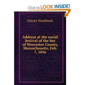  Address at the Social Festival of the Bar of Worcester 